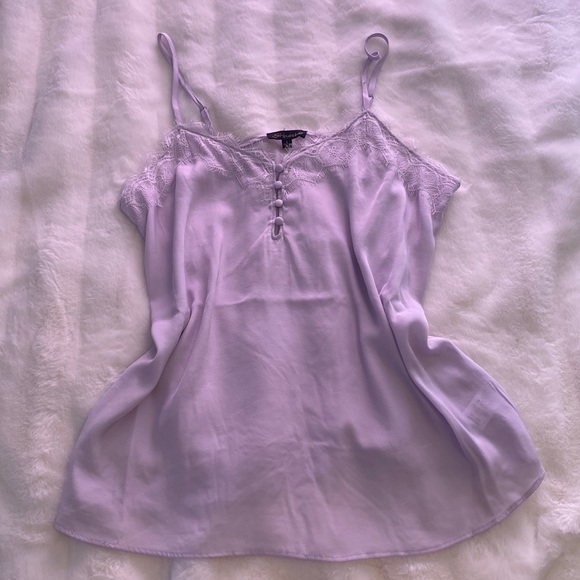 Tops - Lacy violet camisole